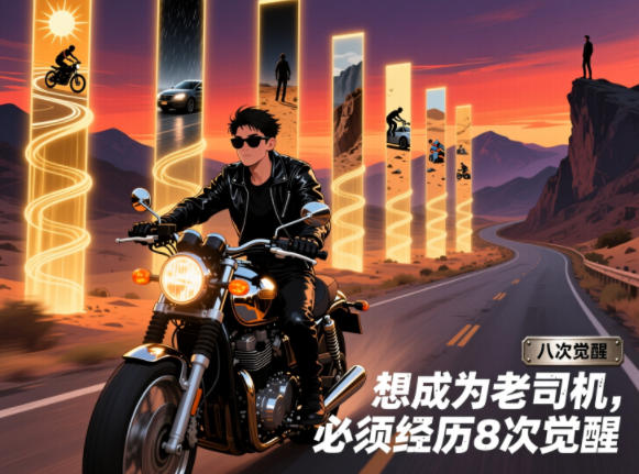 付费文章:想成为老司机,必须经历8次觉醒-猴哥项目网