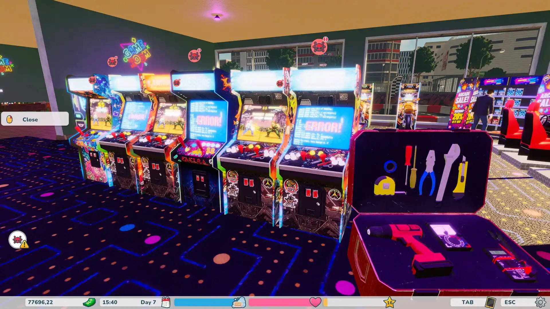 复古街机厅/Retro Arcade Shop Simulator-猴哥项目网