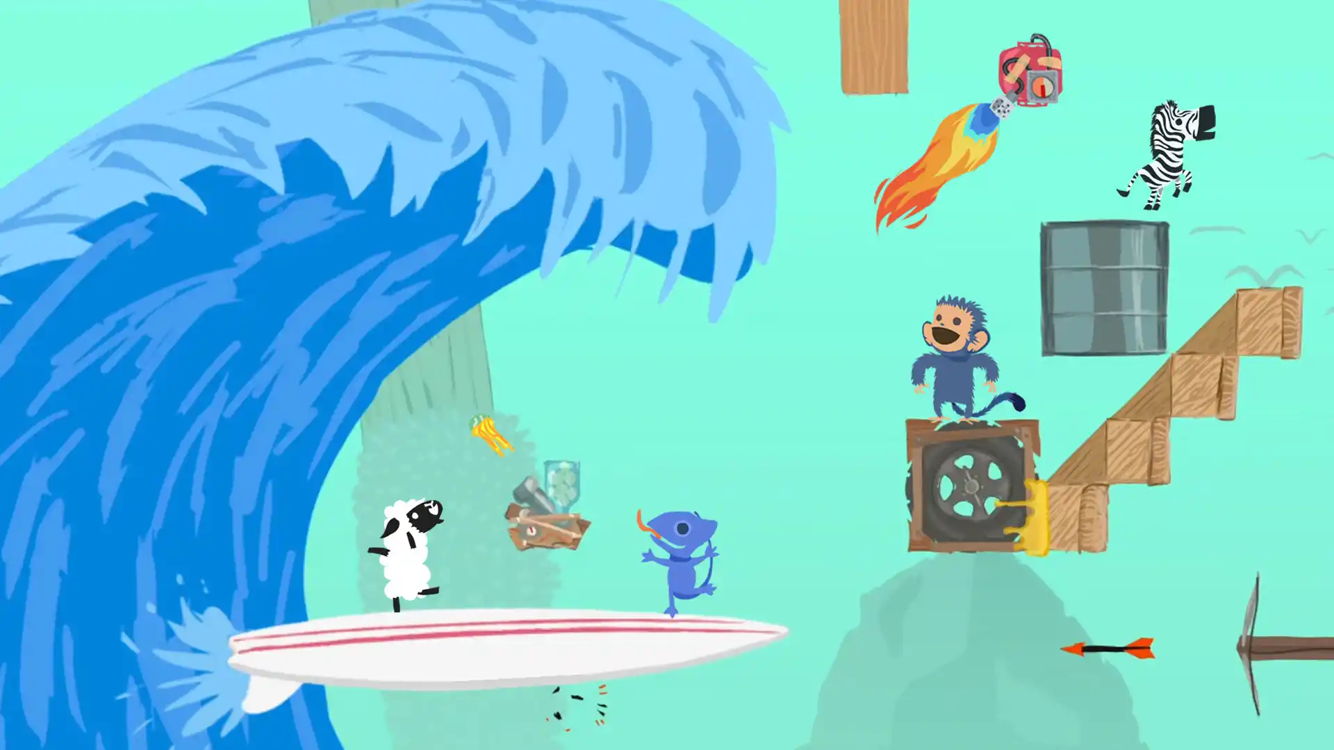 超级鸡马/Ultimate Chicken Horse/支持网络联机-猴哥项目网