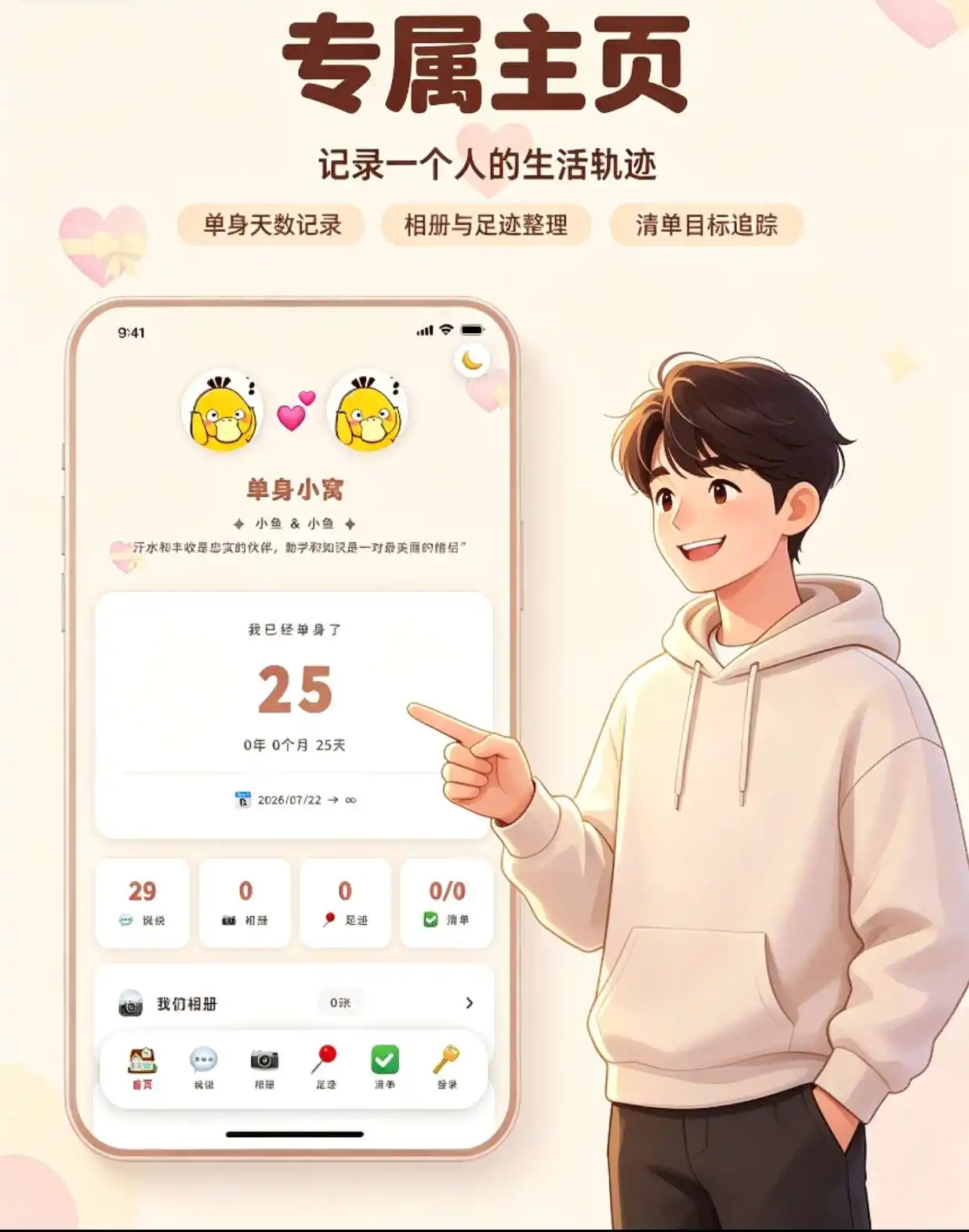 情侣小窝/情侣记录网站源码 全开源-猴哥项目网